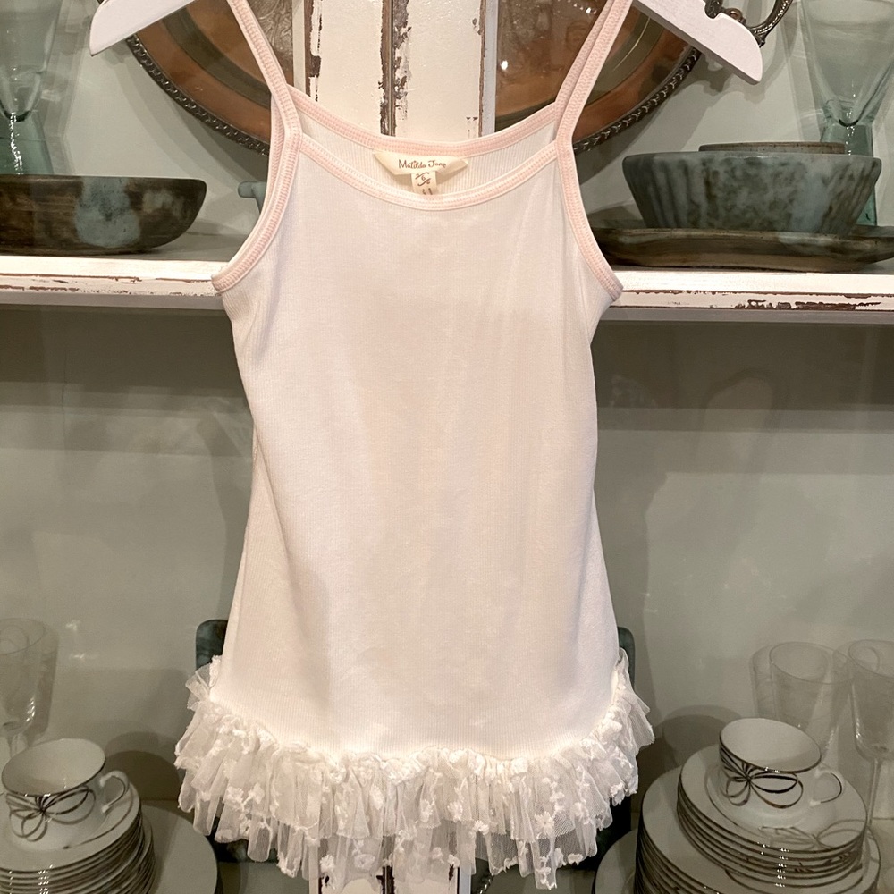 SOLD Matilda Jane White Rabbit Top size 6